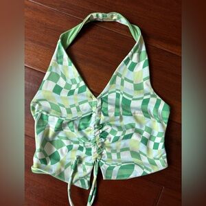 Cotton on tie front top NWOT